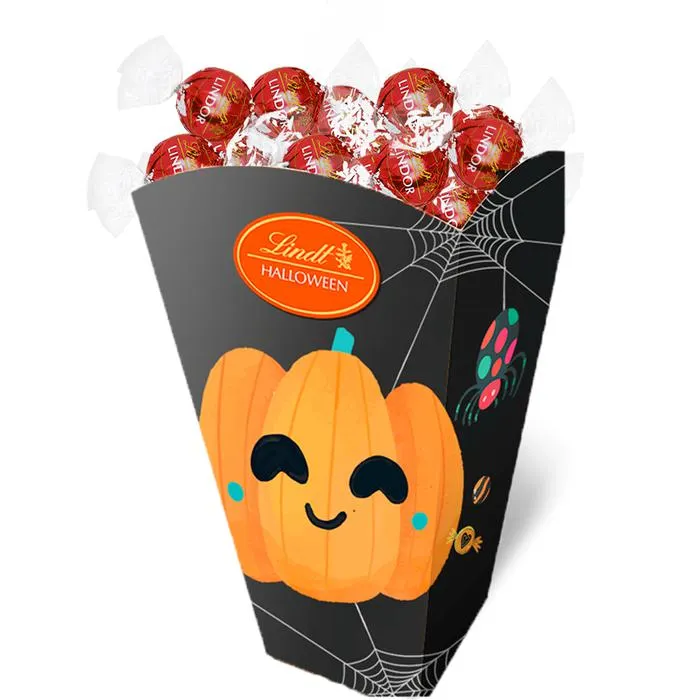 Vaso Halloween Negro 300g Lindor Leche