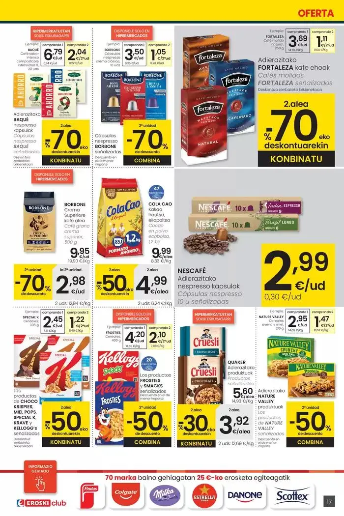 Catálogo de Prezio merkeagoa HIPERMERKATUAK EROSKI 27 de marzo al 8 de abril 2025 - Página 17