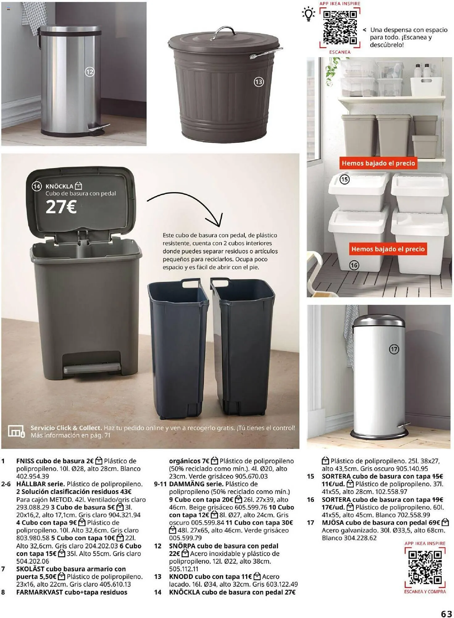 Catálogo de Folleto IKEA Accesorios y decoración 4 de septiembre al 31 de enero 2025 - Página 63