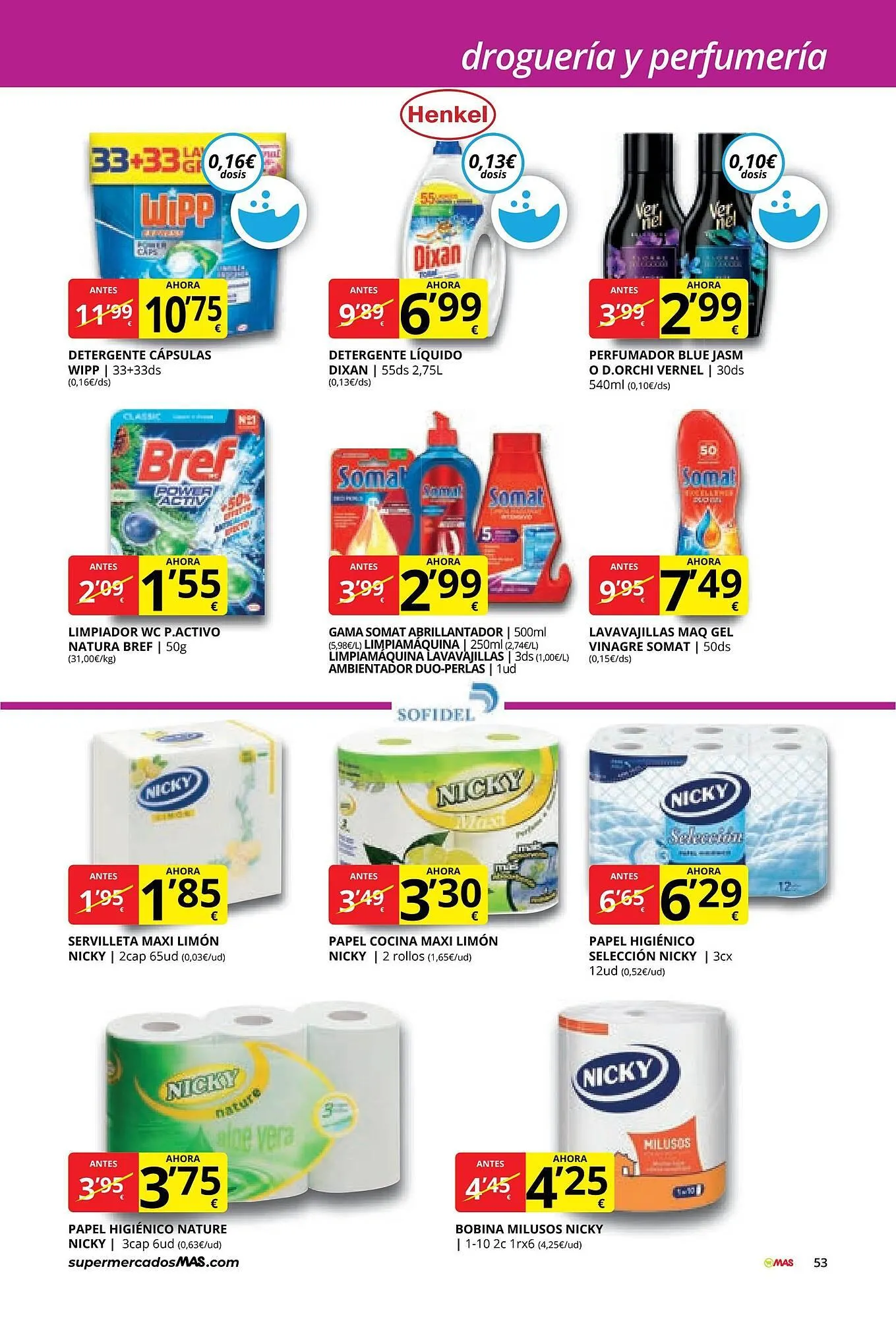 Catálogo de Folleto Supermercados MAS 3 de marzo al 26 de marzo 2026 - Página 53
