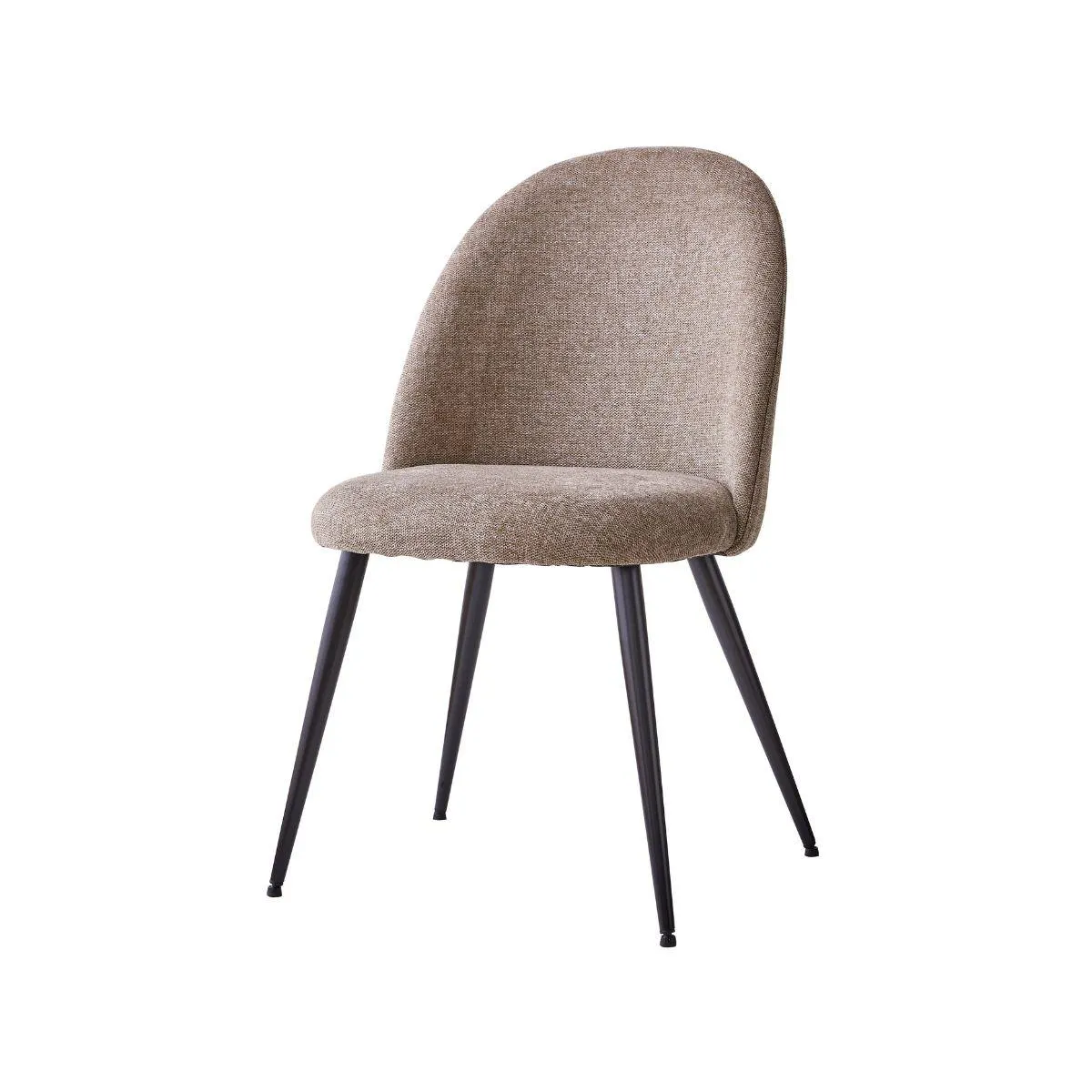 Silla de comedor San Marco XS-2757 tela beige 72x51x58 cm