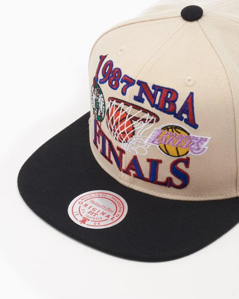 Mitchell & Ness NBA Finals Remix Lakers vs. Celtics Unisex Snapback Cap