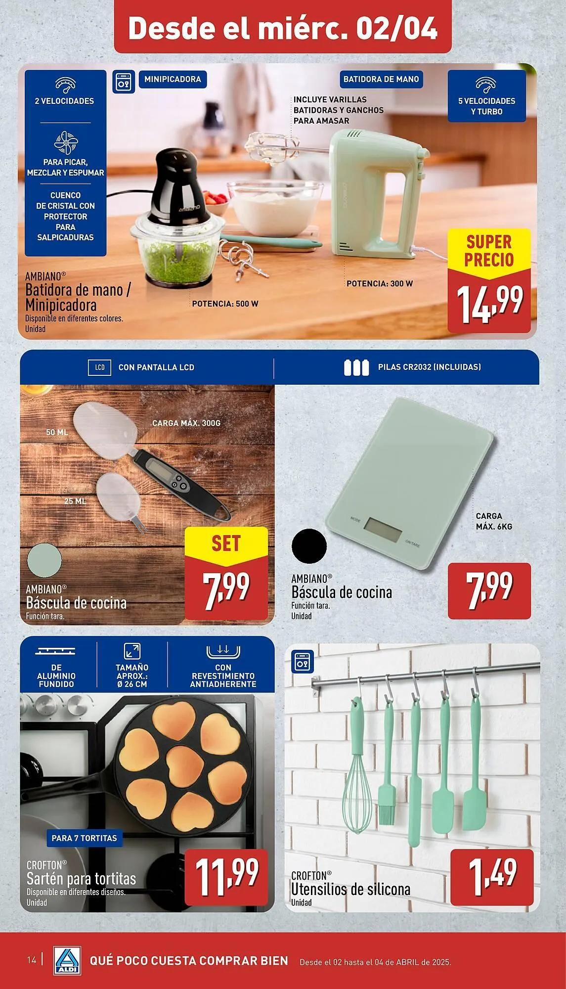 Catálogo de Folleto ALDI 2 de abril al 6 de abril 2025 - Página 14