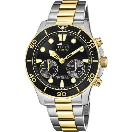 RELOJ DE HOMBRE LOTUS CONNECTED CON ESFERA NEGRA 18801/2