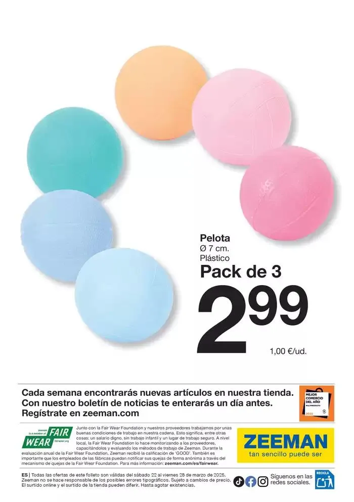 Catálogo de Folleto ZEEMAN 22 de marzo al 28 de marzo 2025 - Página 12
