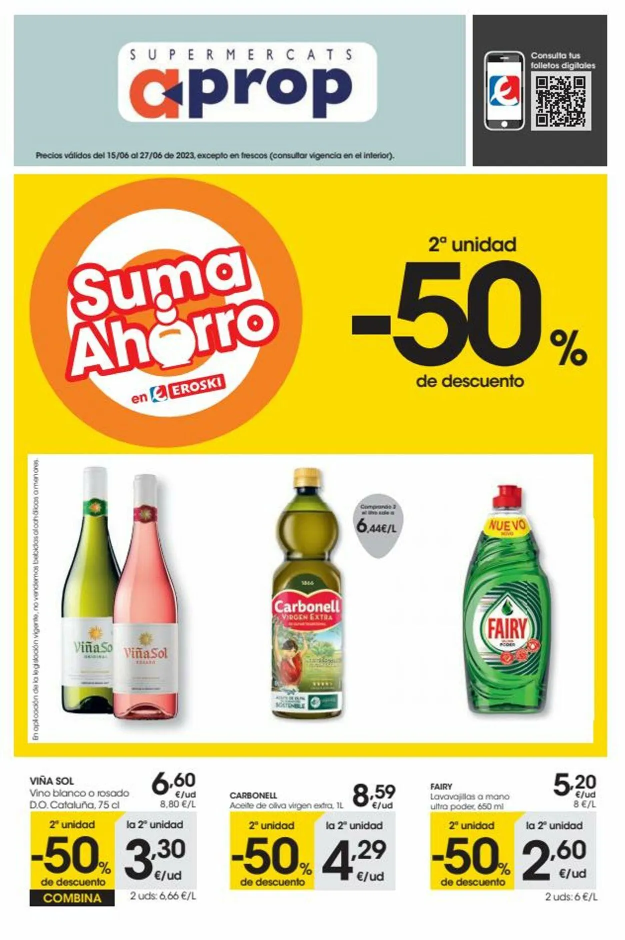 Catálogo de Eroski Oferta actual 24 de junio al 8 de julio 2025 - Página 1