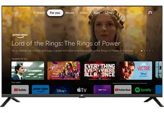 TV DLED 40" - OK OTV 40GF-5023C, Full HD, Smart TV, DVB-T2 (H.265), Netflix, YouTube, Google Play, Timer, Audio Dolby, Bluetooth, Negro