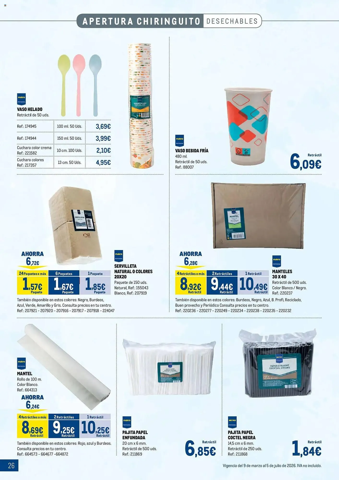 Catálogo de Catálogo Makro 9 de marzo al 5 de julio 2026 - Página 26