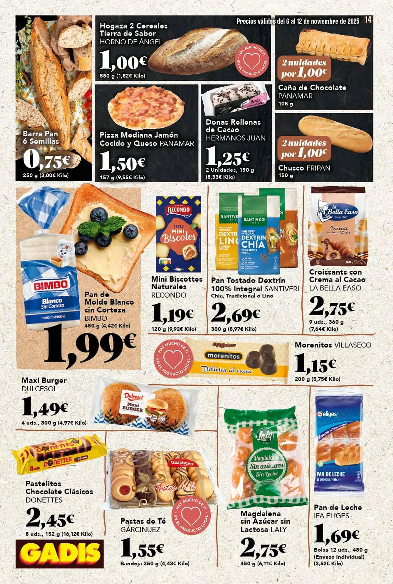 Catálogo de Folleto Gadis 6 de noviembre al 12 de noviembre 2025 - Página 14