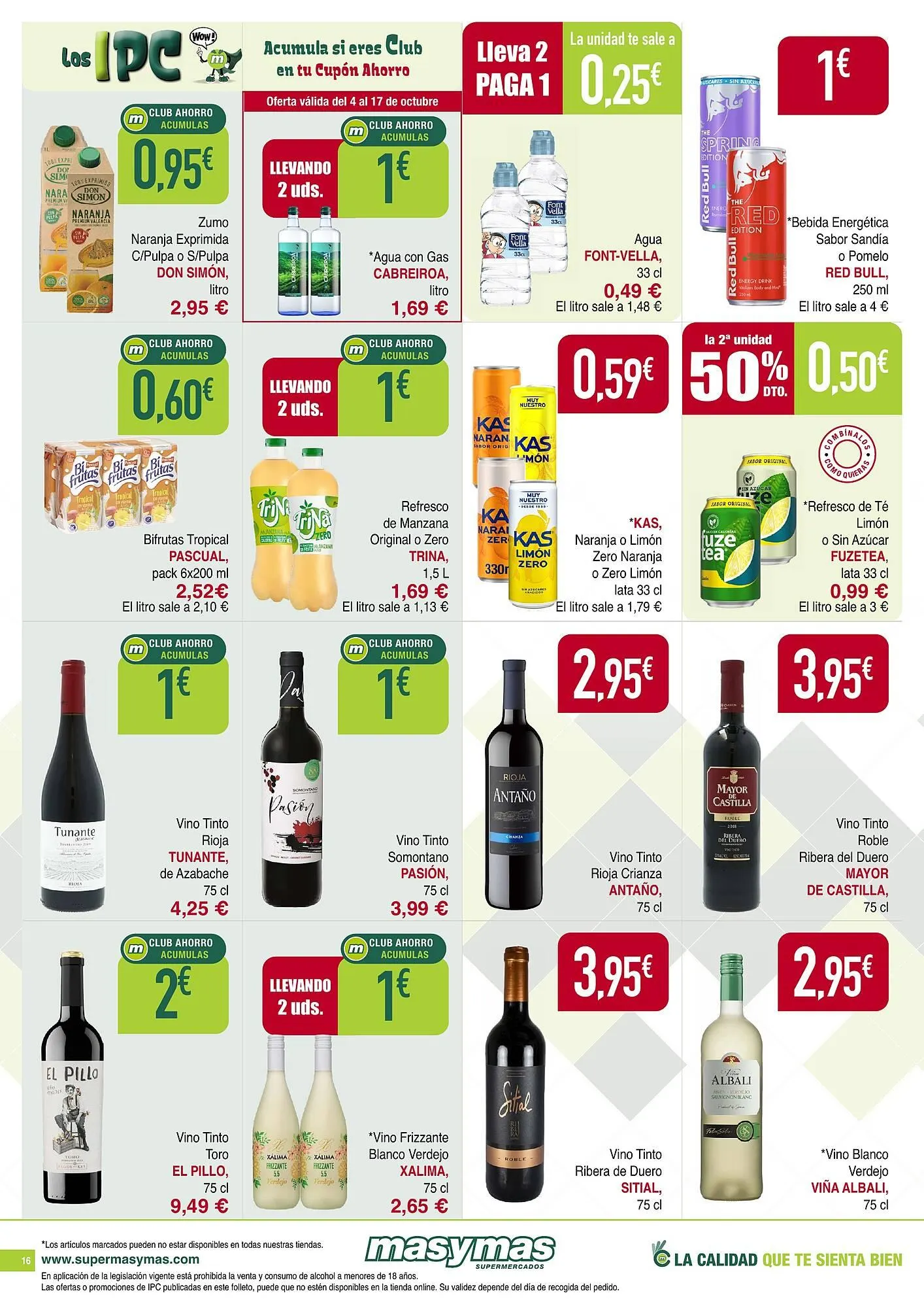 Catálogo de Folleto Masymas 4 de septiembre al 1 de octubre 2025 - Página 16