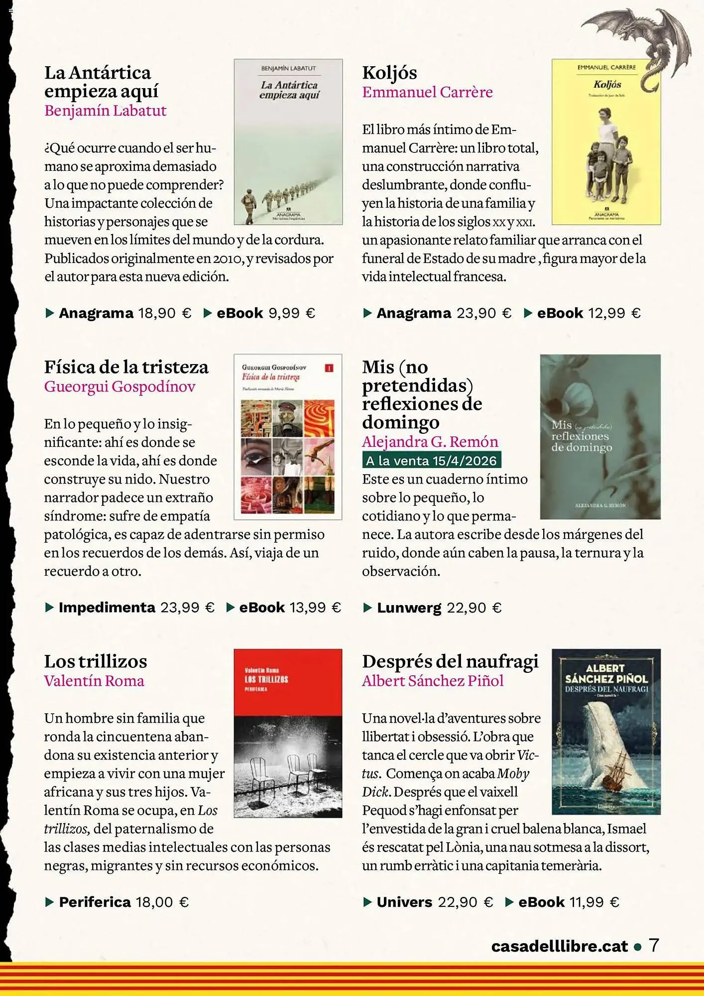 Catálogo de Catálogo Casa del Libro 1 de abril al 22 de abril 2026 - Página 7