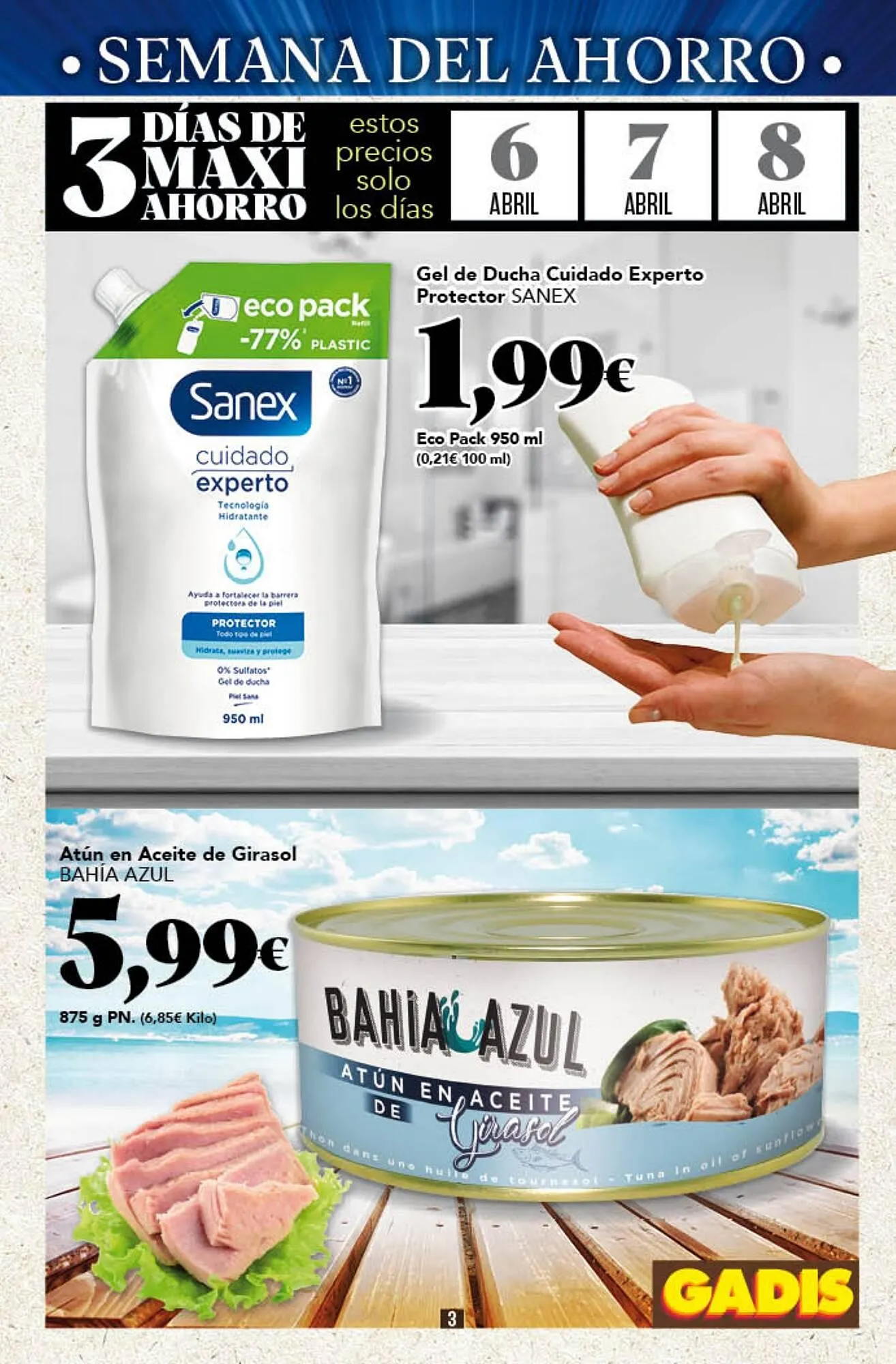 Catálogo de Folleto Gadis 1 de abril al 8 de abril 2026 - Página 3
