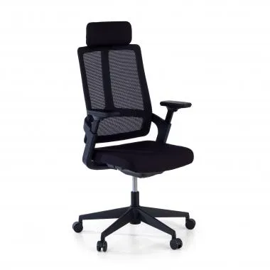Silla de Oficina Ergonómica Team black, Máxima Tecnología y Calidad - Negro
