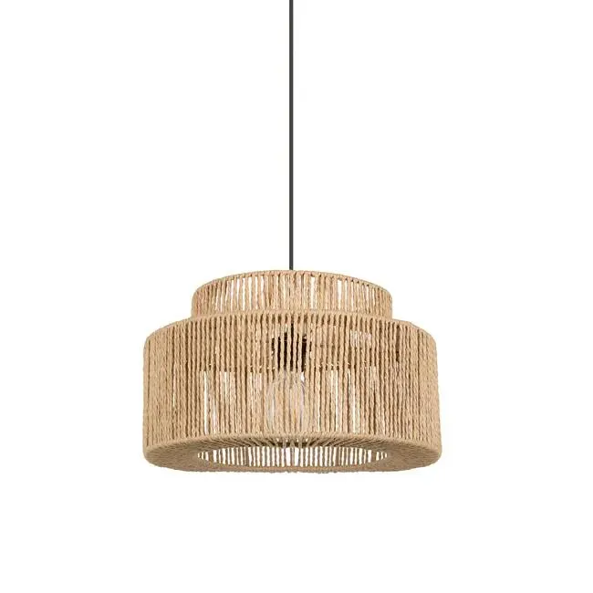 Lámpara de techo Yucatán beige 1 luz