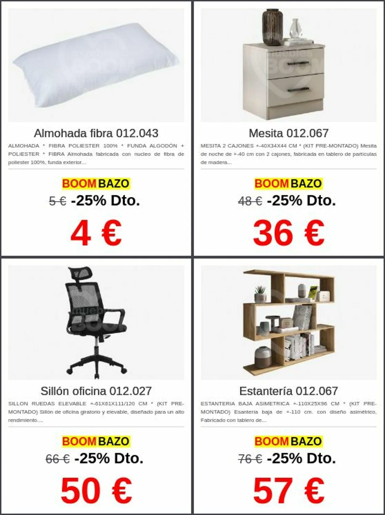 Catálogo de Muebles BOOM Oferta actual 22 de septiembre al 1 de octubre 2025 - Página 1