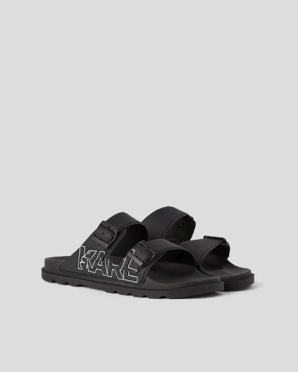 Sandalias Abiertas Hombre Negro KL70978 KONDO TRED