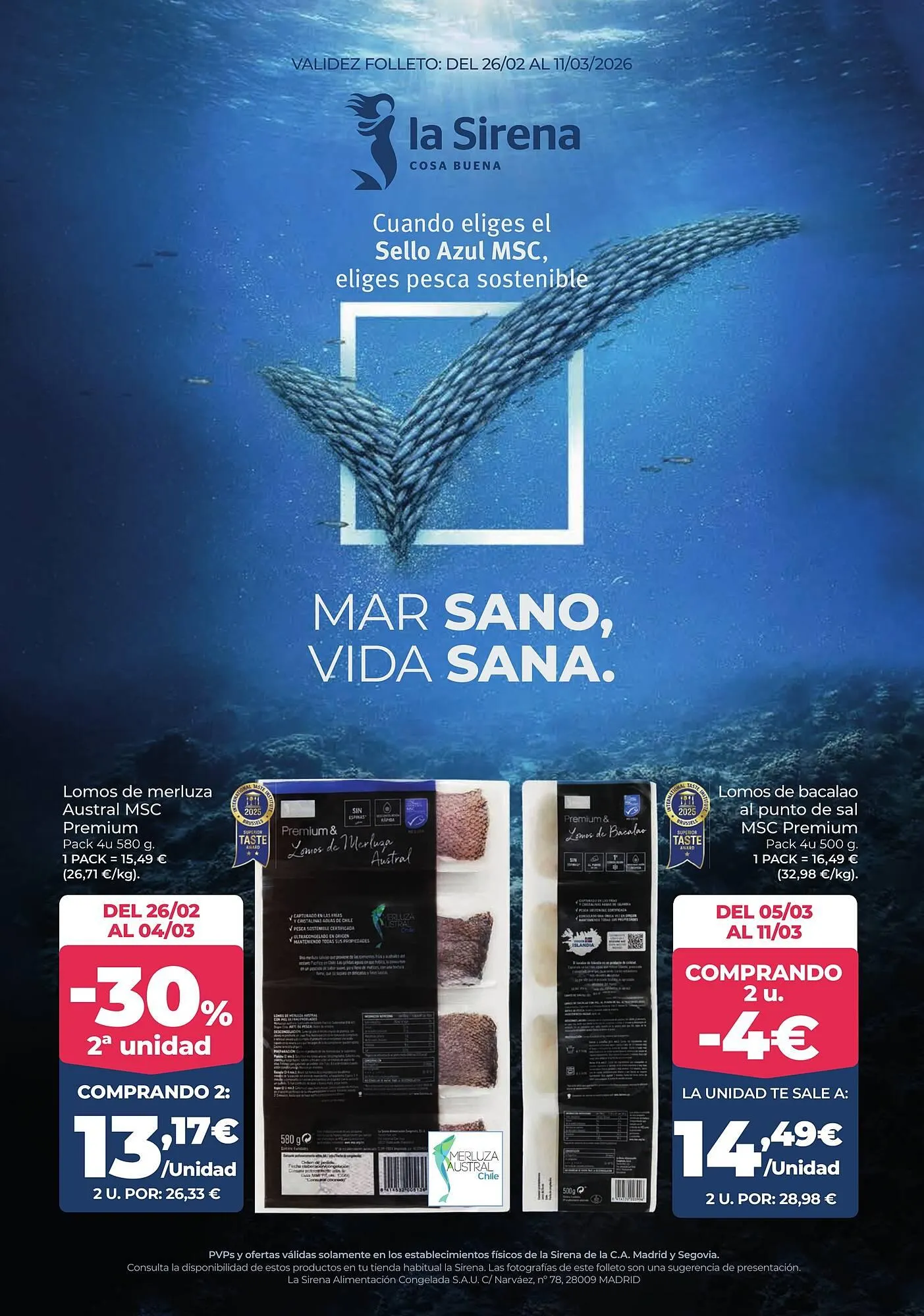 Catálogo de Catálogo La Sirena 26 de febrero al 11 de marzo 2026 - Página 1