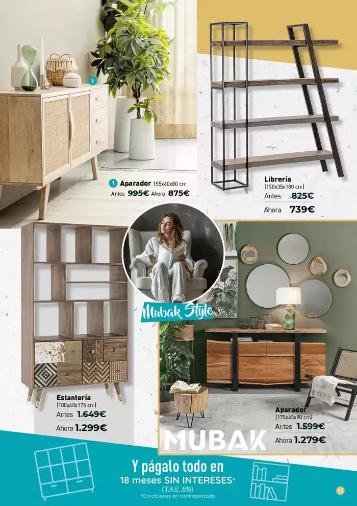 Catálogo de Especial Muebles Auxiliares 4 de noviembre al 4 de enero 2025 - Página 13