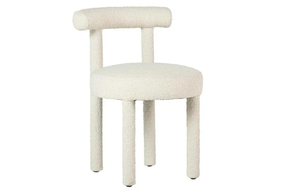 Silla madera arce blanca Boucle