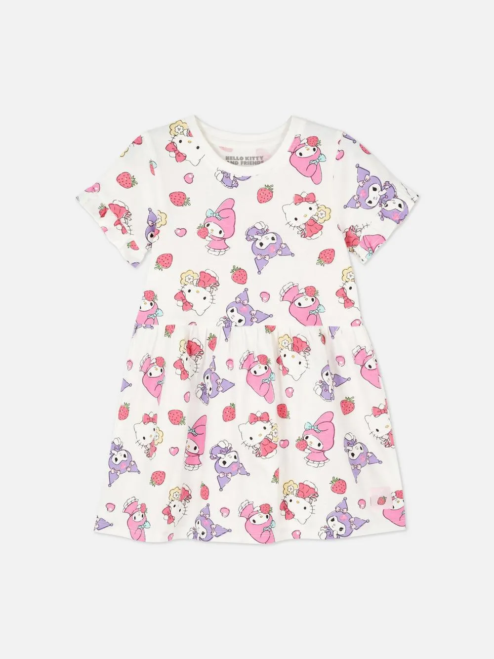 Vestido estampado de Hello Kitty & Friends