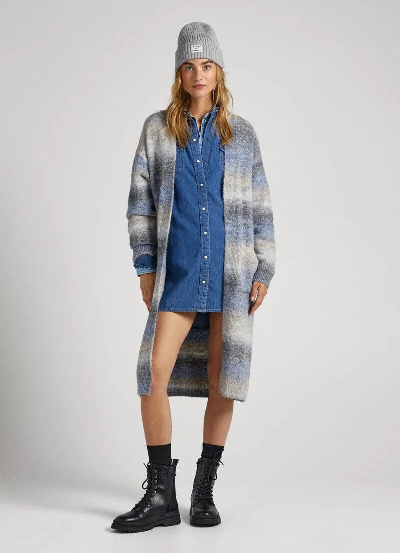 CÁRDIGAN MELANGE RAYAS