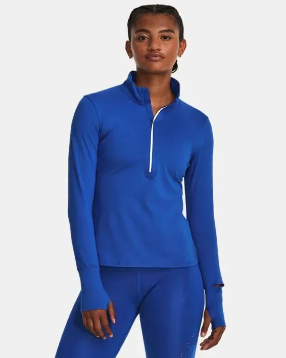 Damesshirt UA Qualifier Run met korte rits