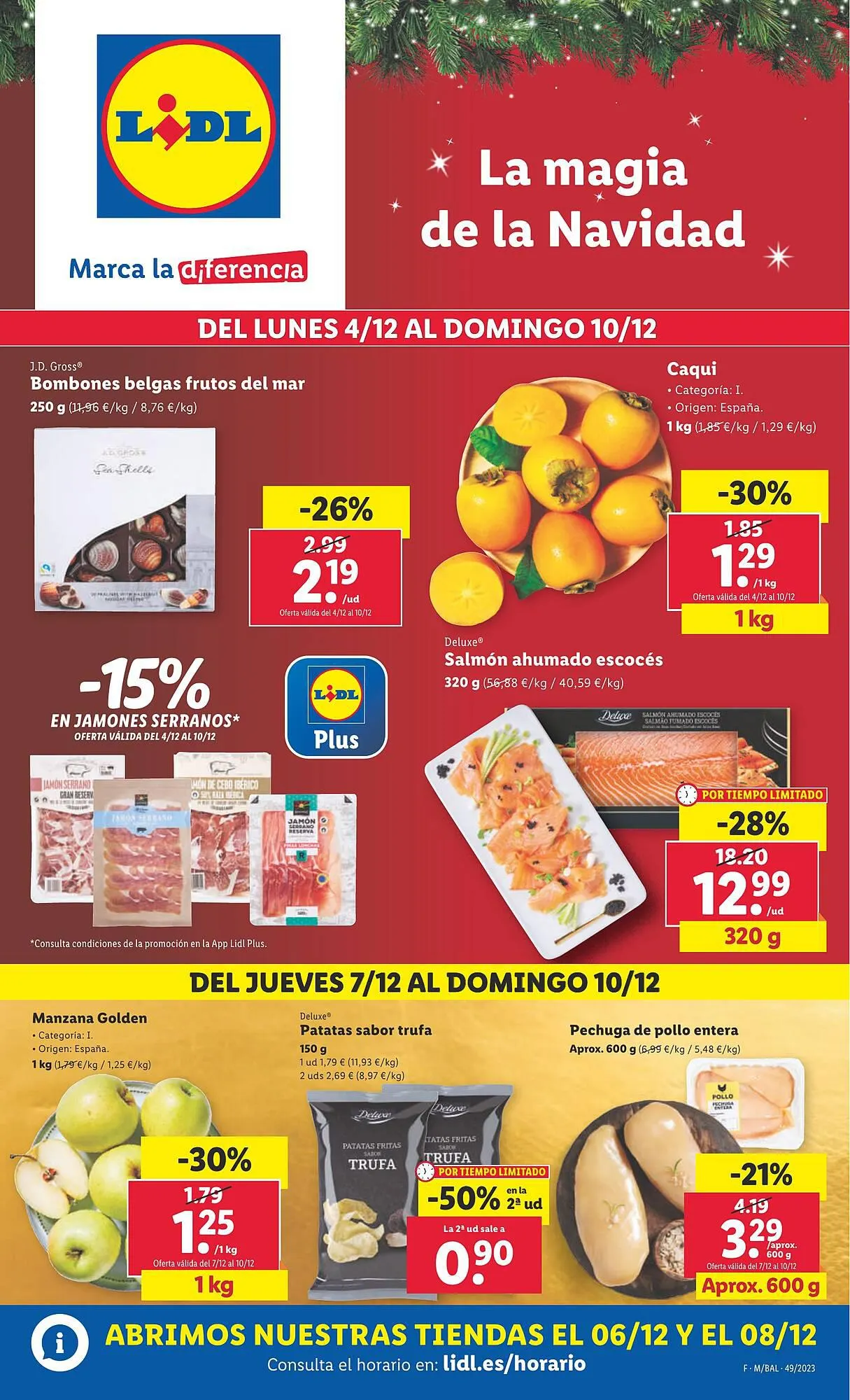 Catálogo de Folleto Lidl 4 de diciembre al 10 de diciembre 2023 - Página 1