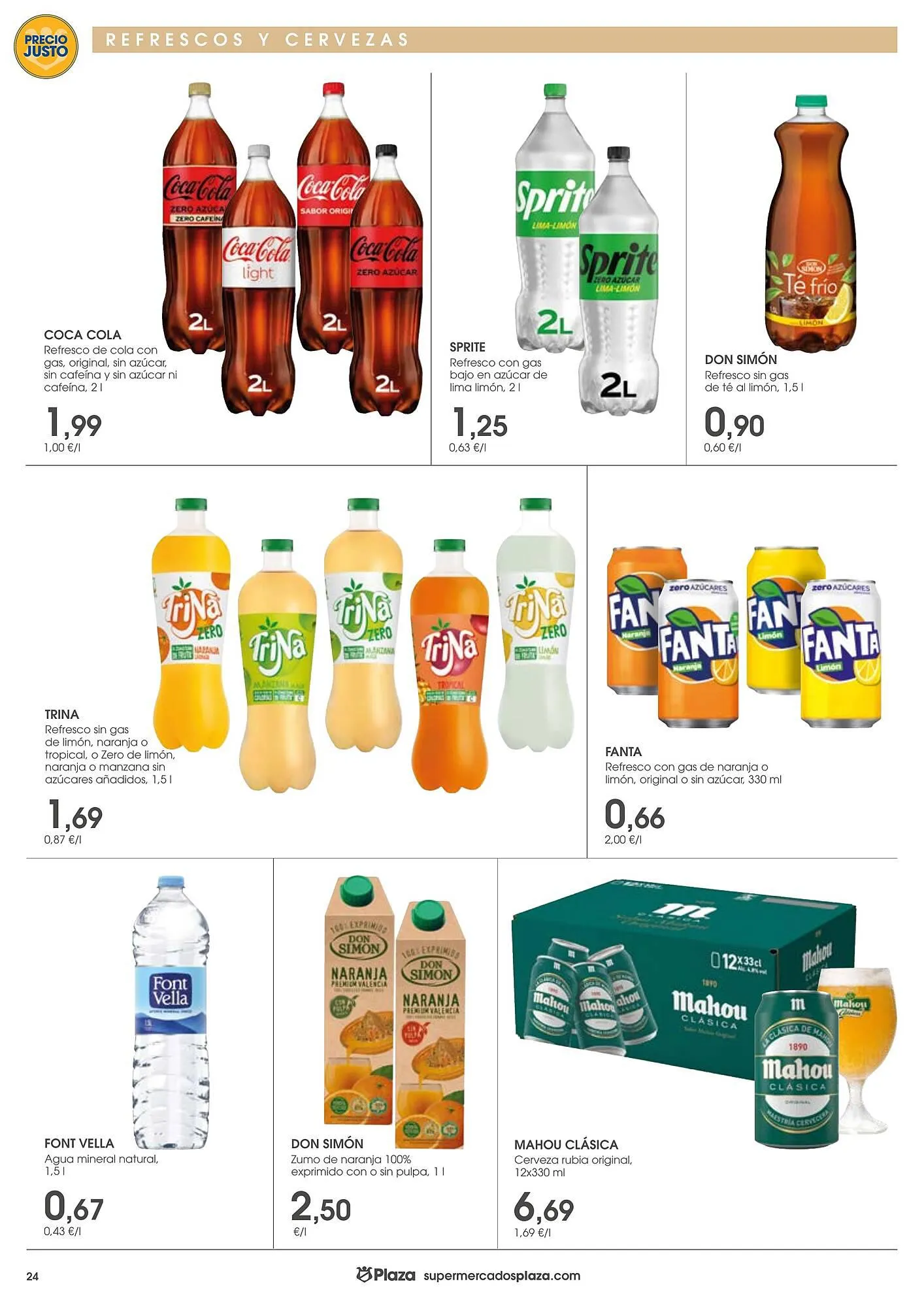 Catálogo de Folleto Supermercados Plaza 29 de febrero al 13 de marzo 2024 - Página 24