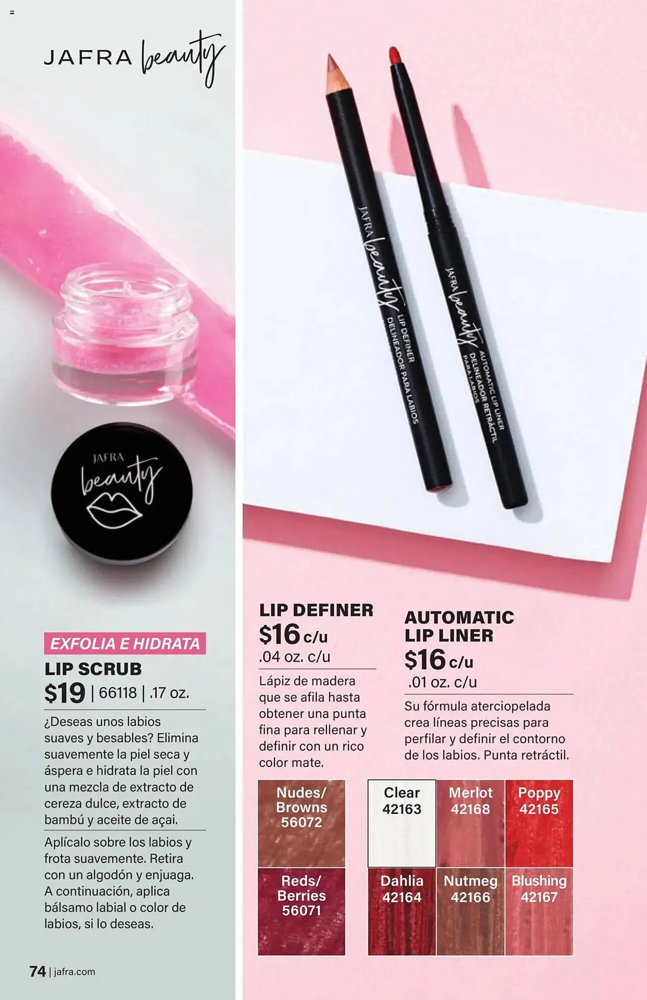 Catálogo de Folleto JAFRA 1 de agosto al 31 de diciembre 2025 - Página 74