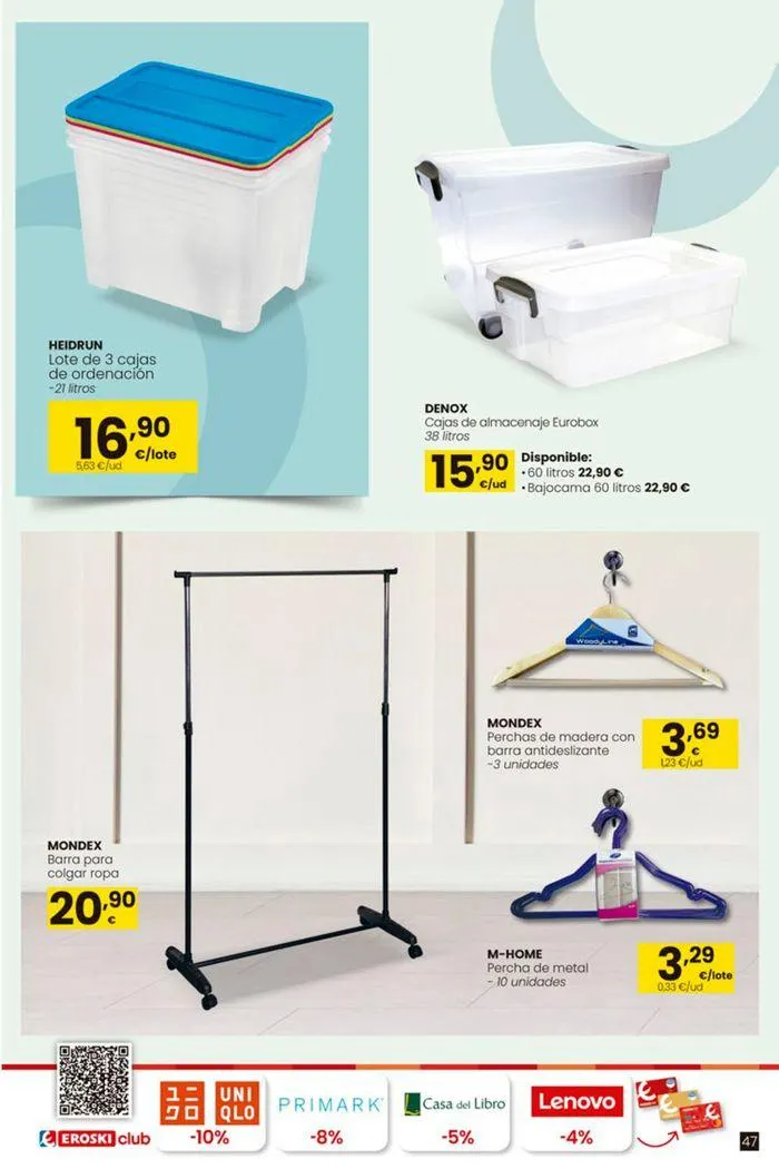 Catálogo de Ofertas Vuelta al Cole EROSKI 22 de agosto al 18 de septiembre 2024 - Página 47