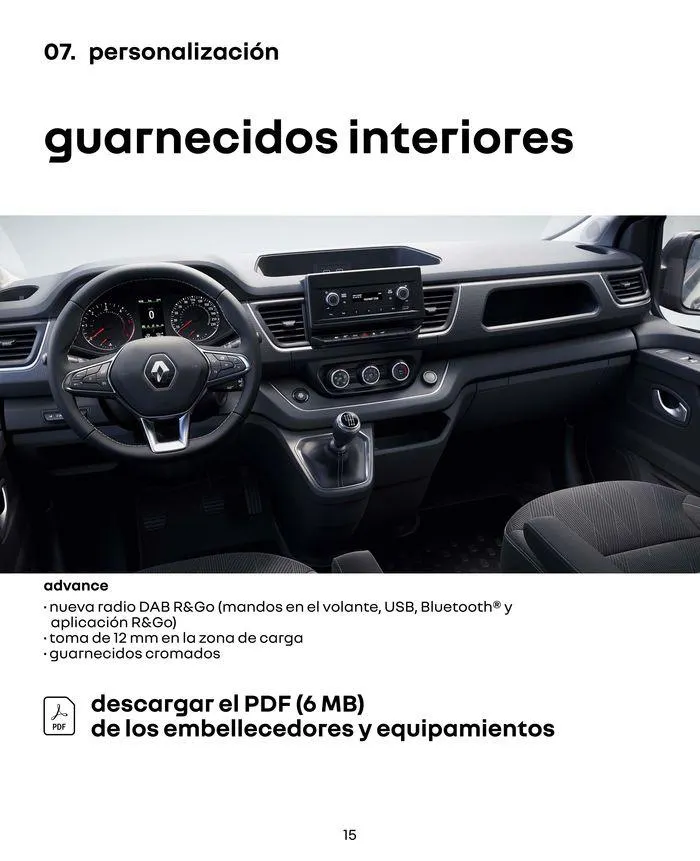 Catálogo de Renault Trafic Furgón E-Tech 100% Eléctrico 18 de julio al 18 de julio 2025 - Página 15