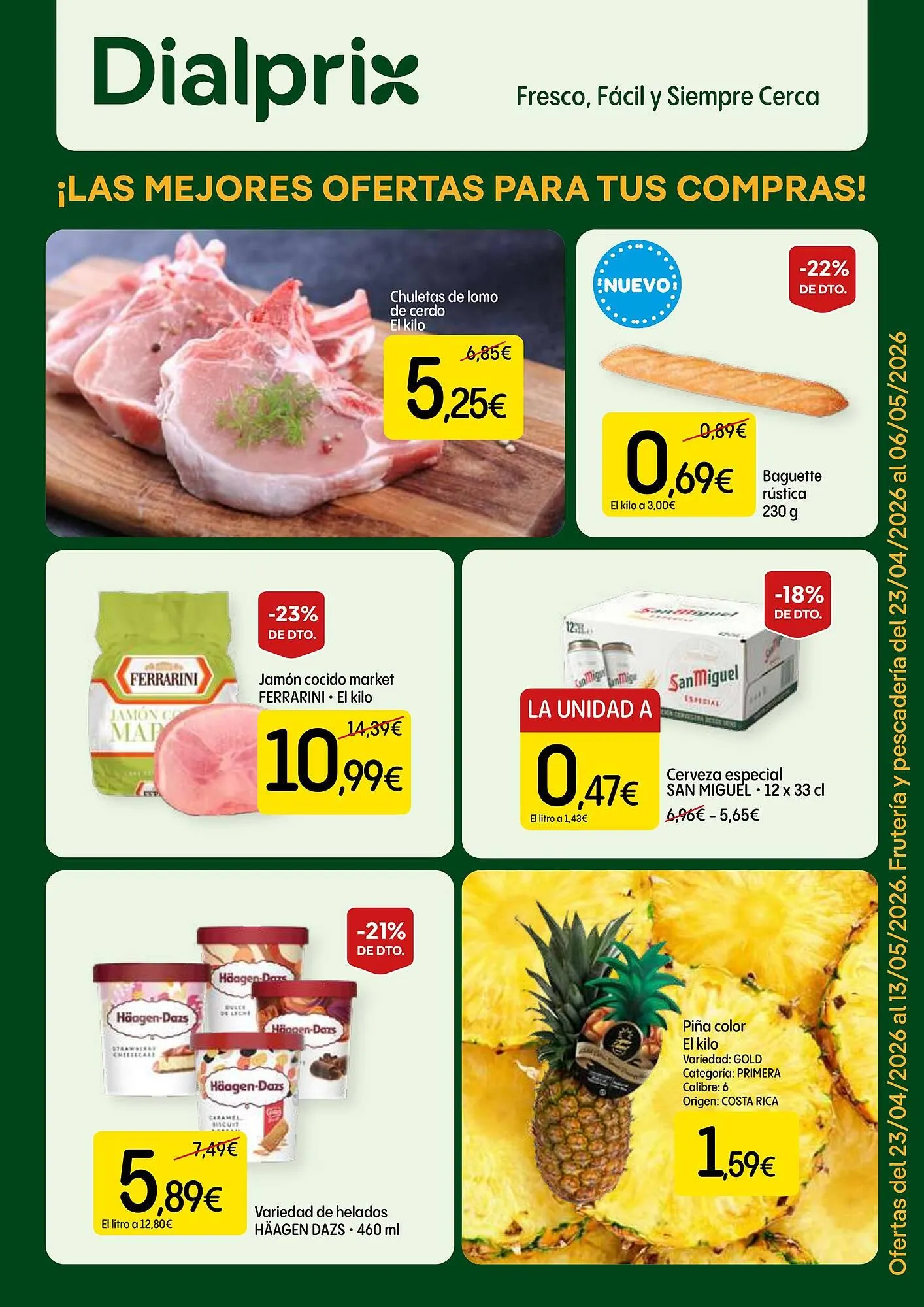 Catálogo de Folleto Dialprix 23 de abril al 13 de mayo 2026 - Página 1