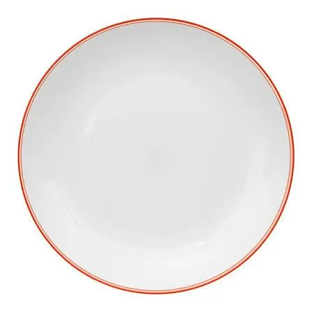 PLATO DE PS ROSA SQUARE 25 CM DIÁM.