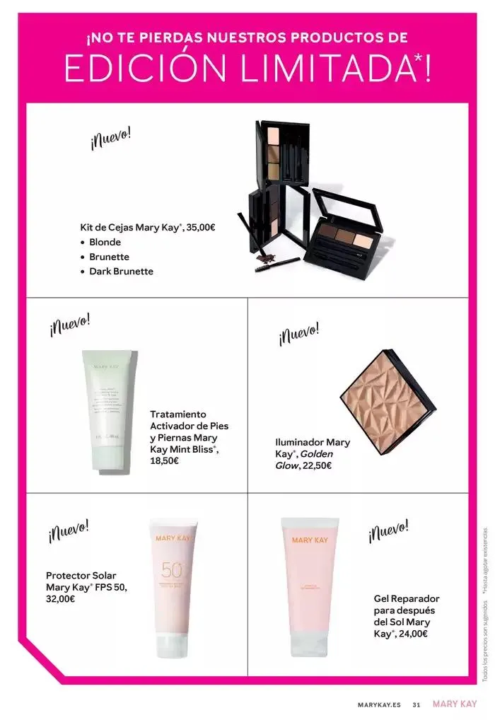 Catálogo de Folleto "Belleza Mary Kay" - Primavera 2025 16 de abril al 30 de abril 2025 - Página 31