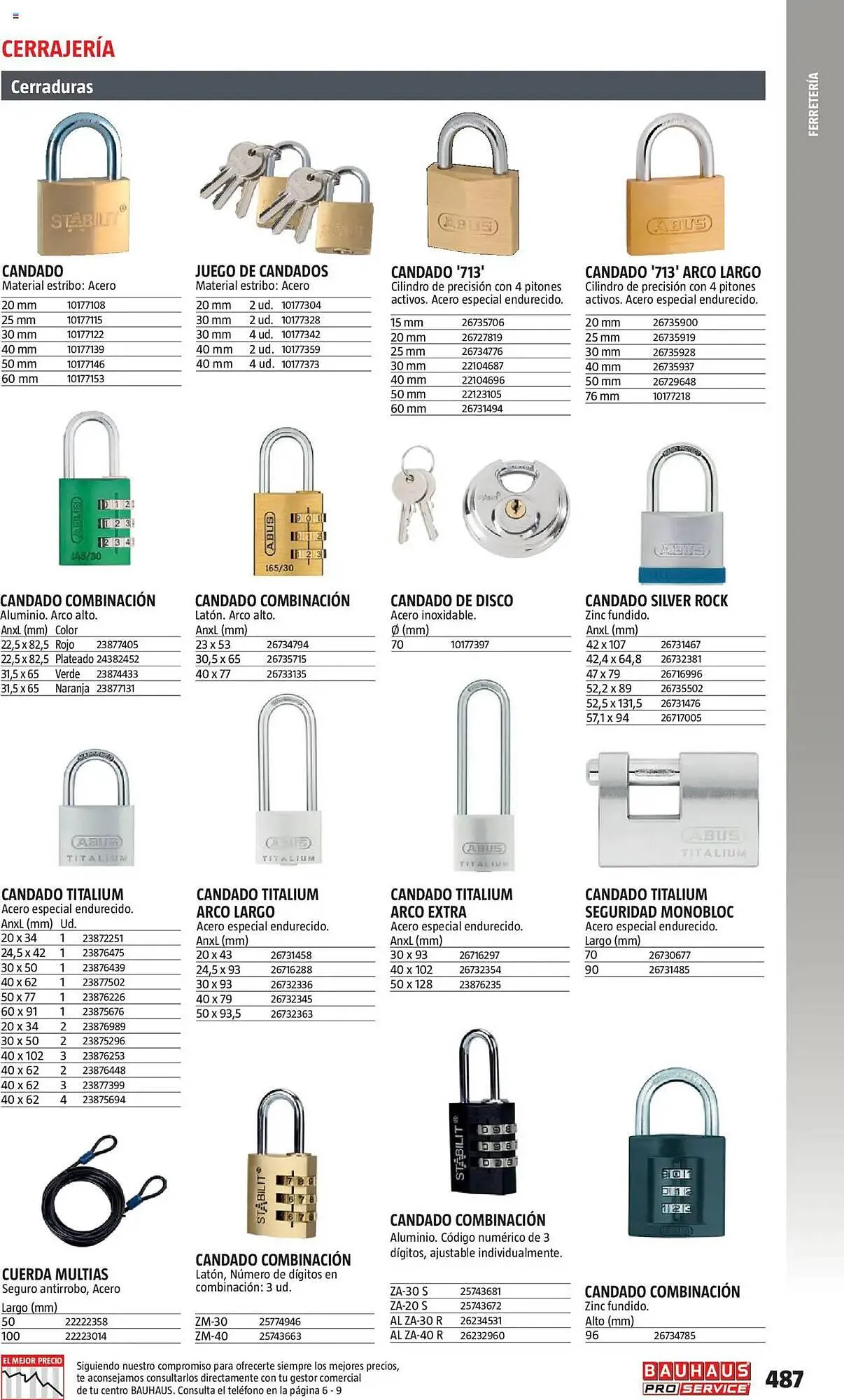 Catálogo de Folleto Bauhaus 24 de febrero al 31 de diciembre 2025 - Página 487