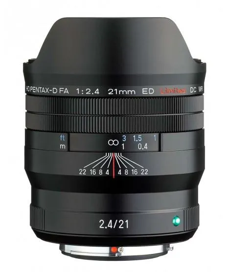 Pentax 21mm f2.4 D FA HD ED DC WR Limited negro