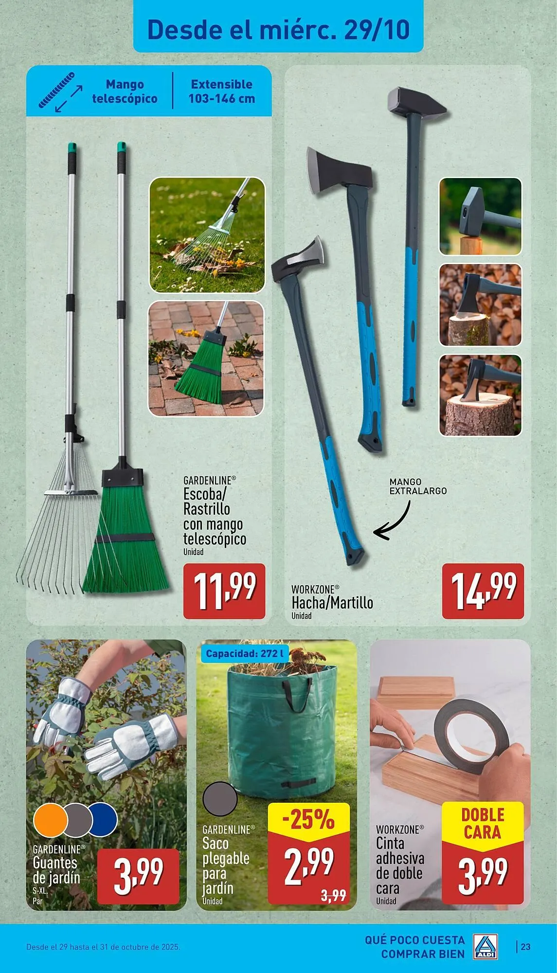 Catálogo de Folleto ALDI 27 de octubre al 2 de noviembre 2025 - Página 23