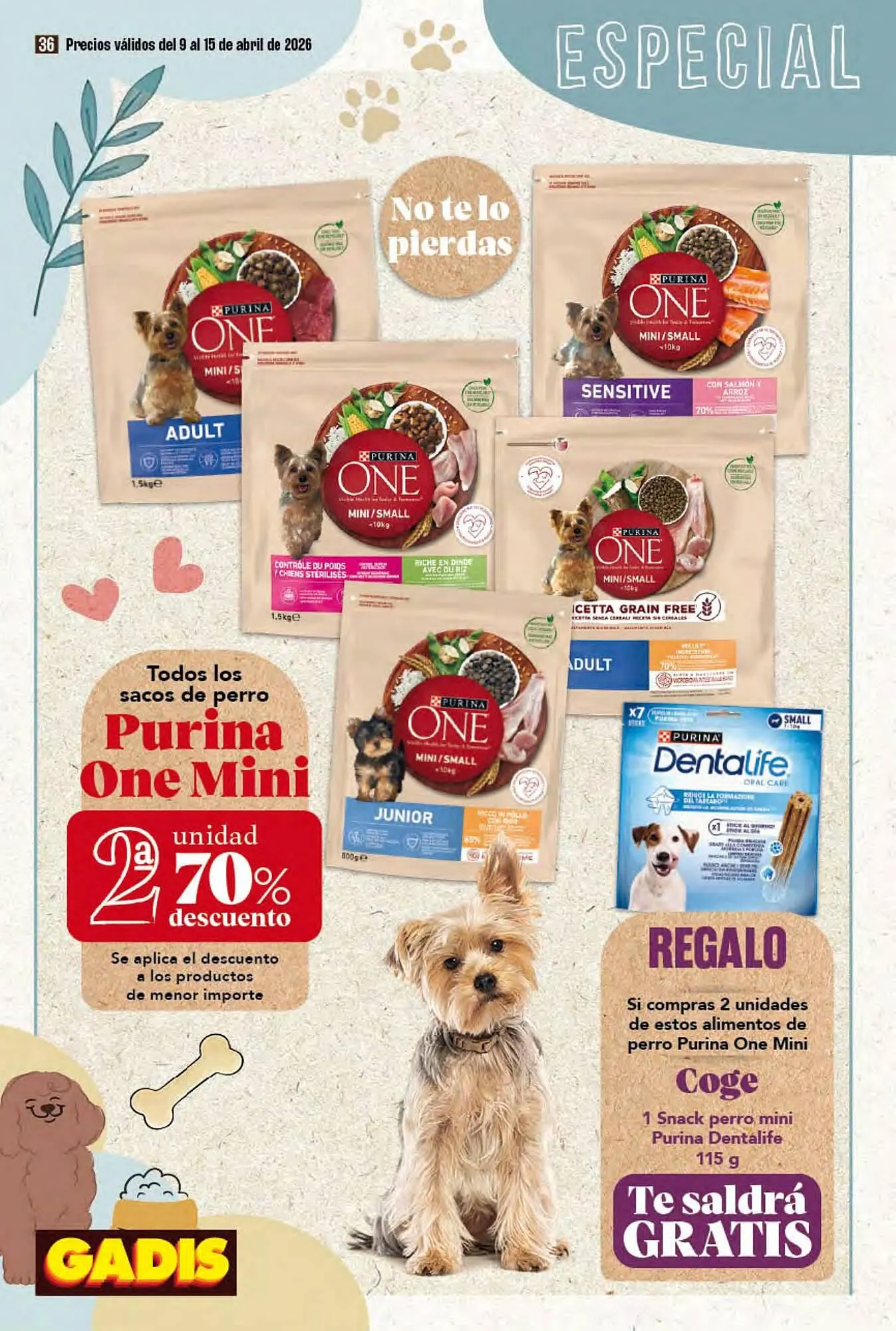 Catálogo de Folleto Gadis 9 de abril al 15 de abril 2026 - Página 36