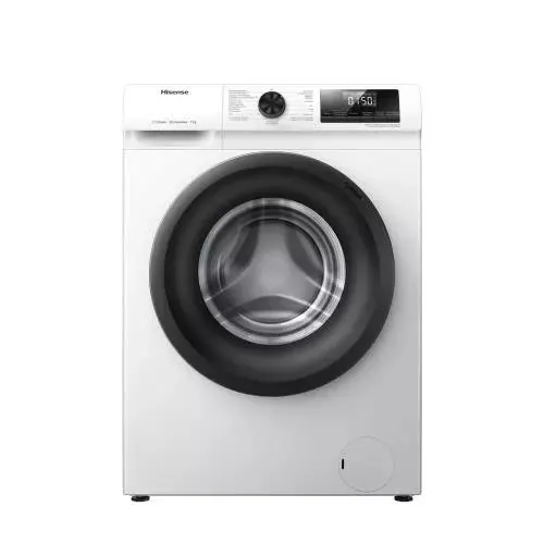 Lavadora Hisense WFQP7012EVM Clase C, 7kg, 1200RPM, Blanco, 595mm