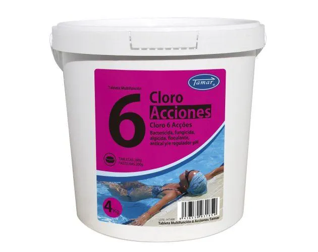 Cloro 6 acciones Tamar 4 Kg