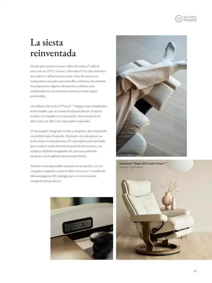 Catálogo de Catálogo Stressless 7 de marzo al 31 de agosto 2025 - Página 43