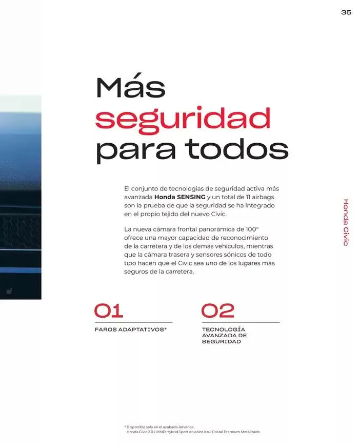 Catálogo de Honda Civic-Hybrid 30 de agosto al 30 de junio 2025 - Página 35