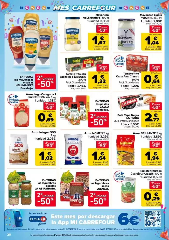 Catálogo de 50% QUE VUELVE + 2ªUD. AL -50% 13 de mayo al 26 de mayo 2025 - Página 26