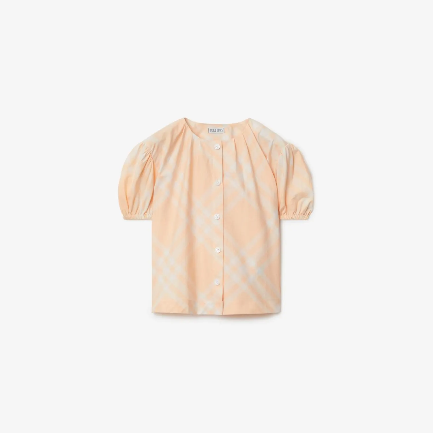 Blusa en algodón Check