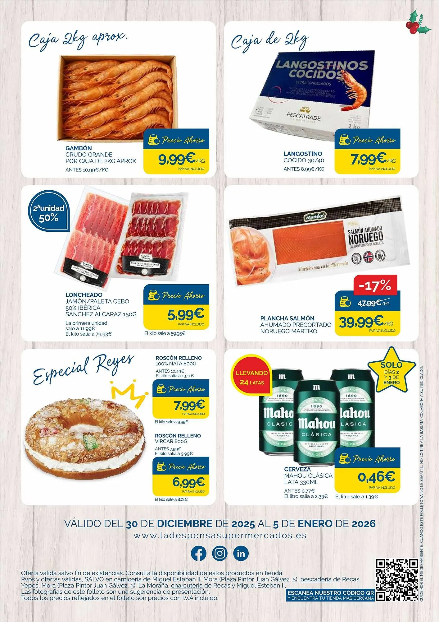 Catálogo de Folleto Supermercados La Despensa 30 de diciembre al 5 de enero 2026 - Página 2