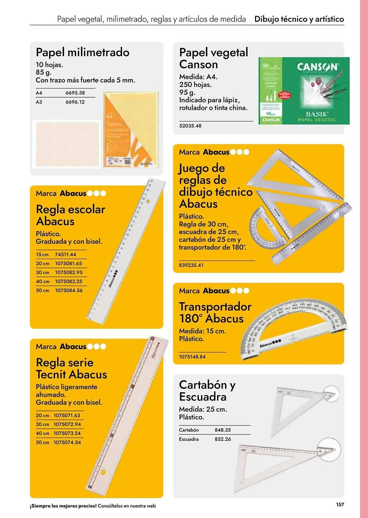 Catálogo de Catálogo Abacus 20 de abril al 31 de agosto 2027 - Página 159