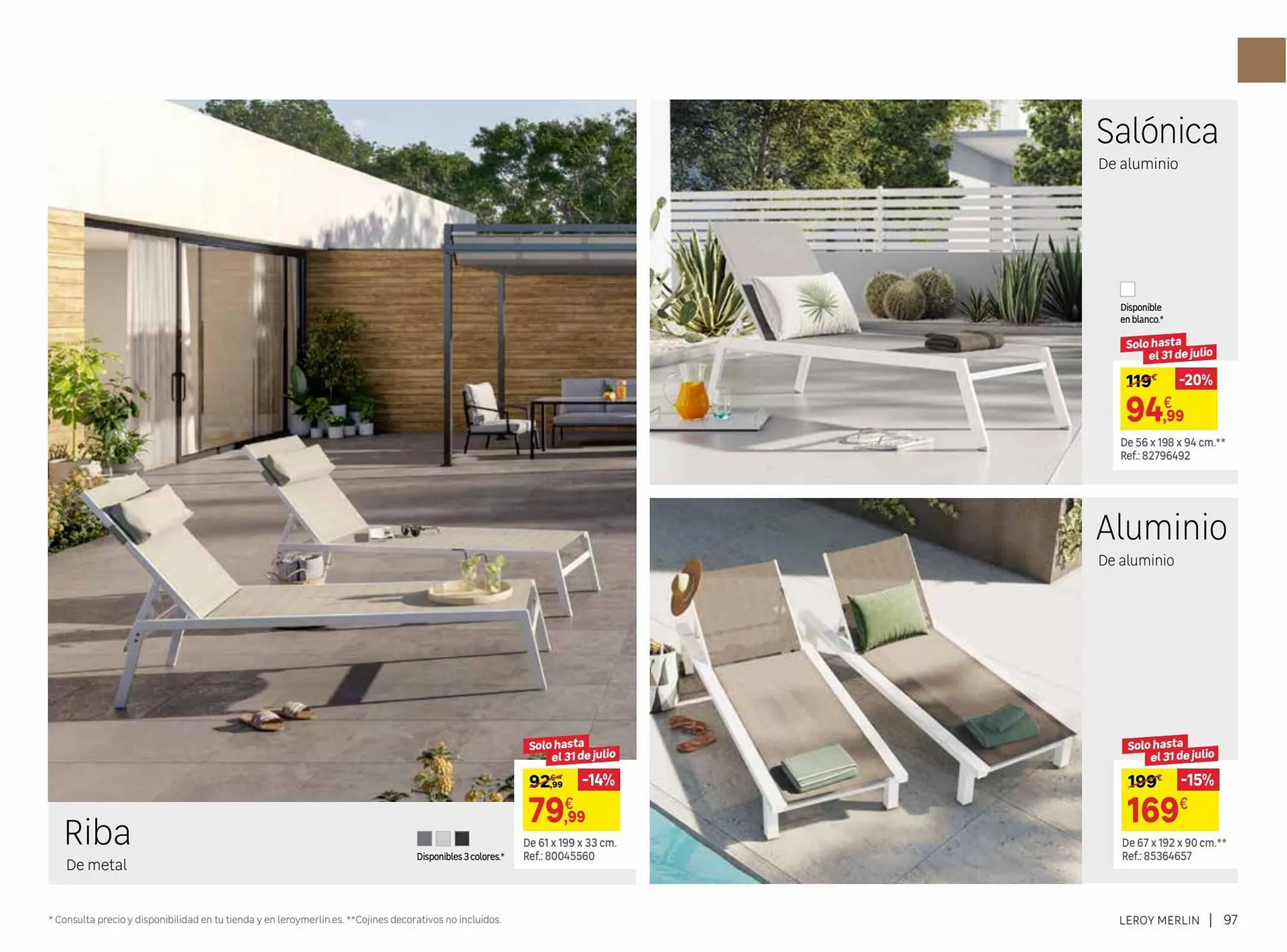 Catálogo de Folleto Leroy Merlin 9 de junio al 31 de julio 2023 - Página 97