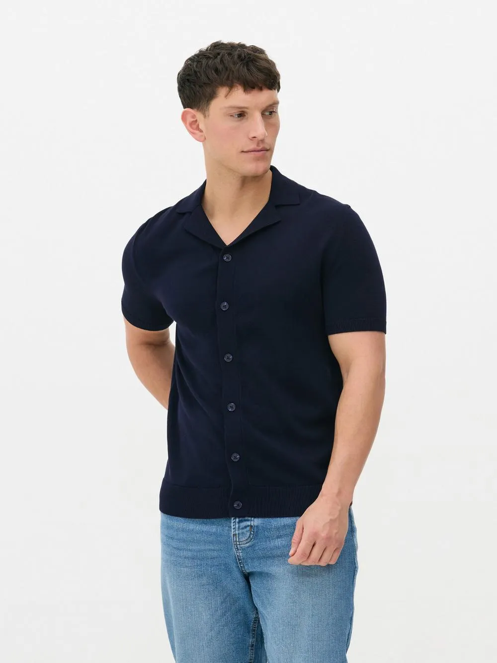 Camisa de punto y manga corta de Kem