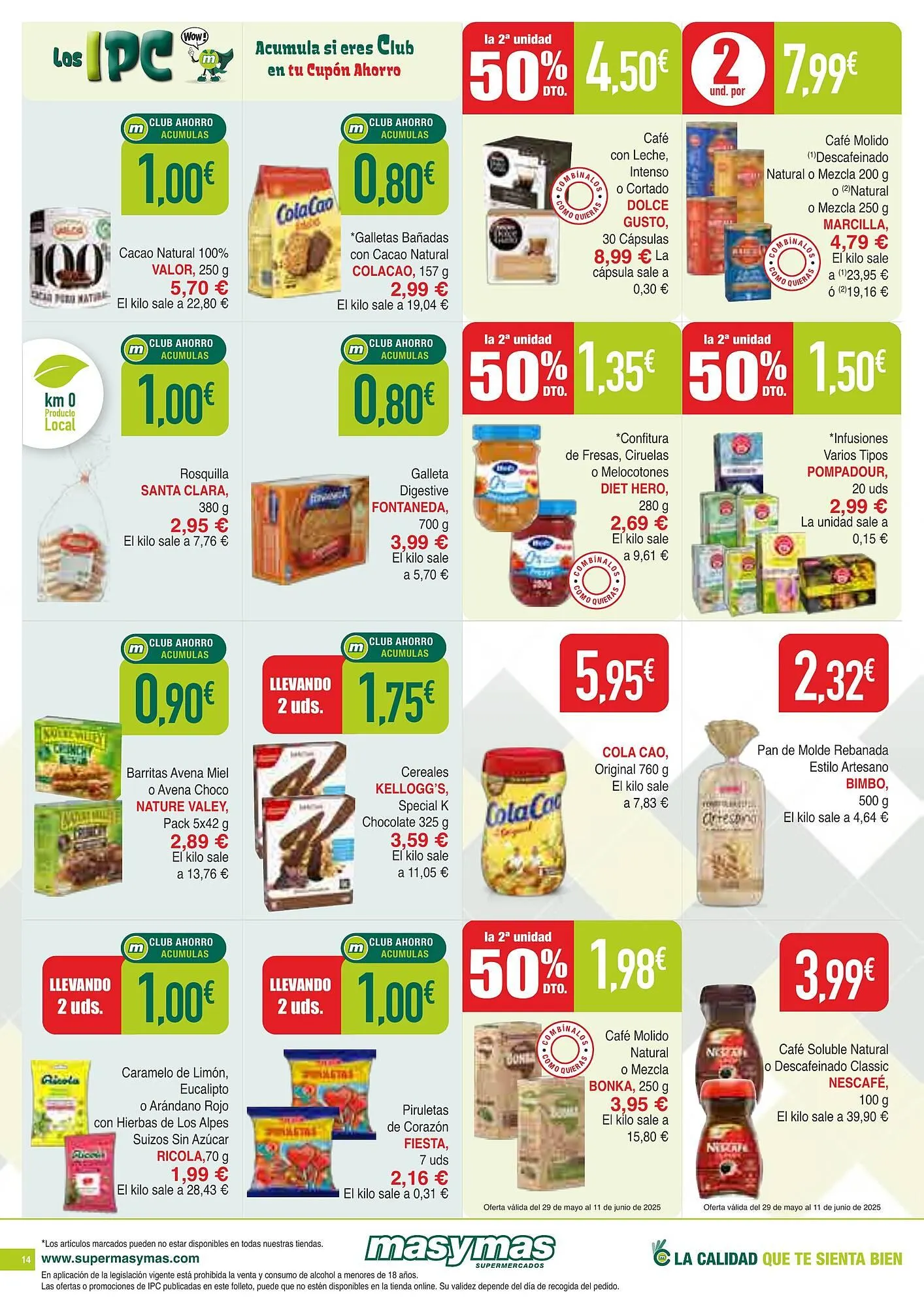 Catálogo de Folleto Masymas 29 de mayo al 25 de junio 2025 - Página 14