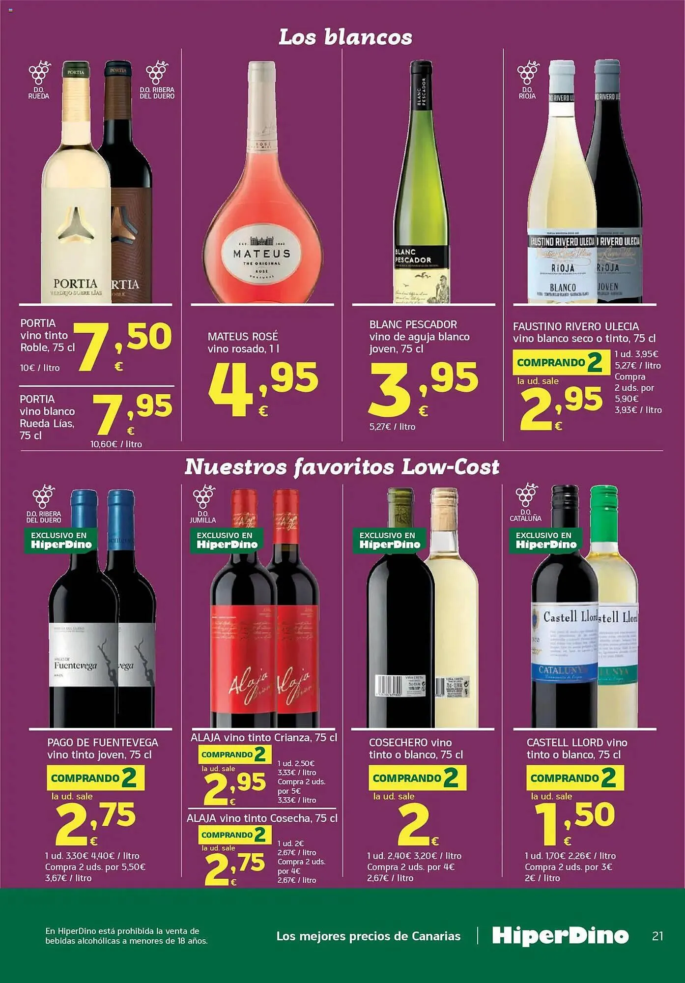 Catálogo de Folleto HiperDino 9 de abril al 22 de abril 2026 - Página 21